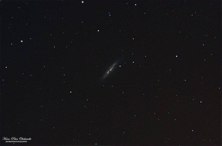 M 82 – Zigarrengalaxie im Sternbild Großer Bär