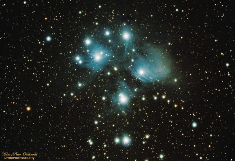 M 45 – Die Plejaden im Sternbild Stier