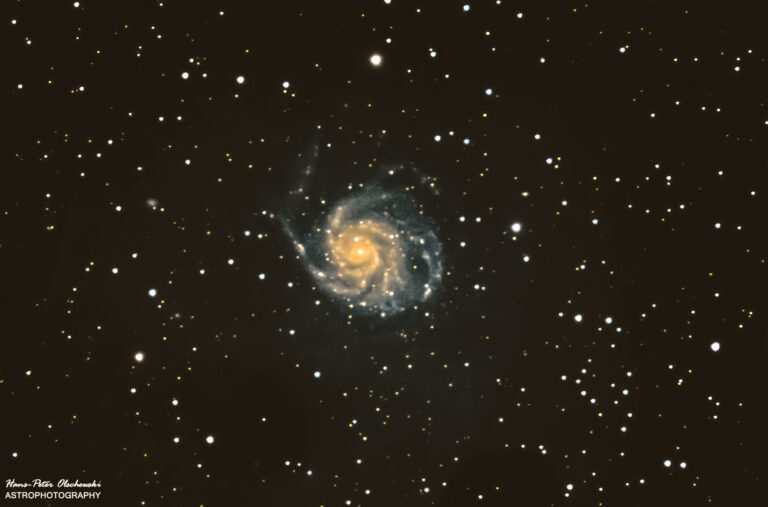 M 101 – Feuerradgalaxie im Sternbild Großer Bär