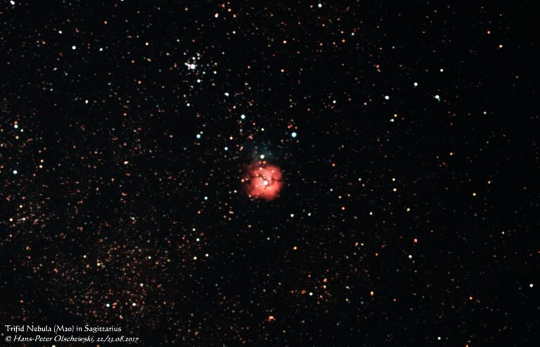 Trifid Nebel im Sternbild Schütze