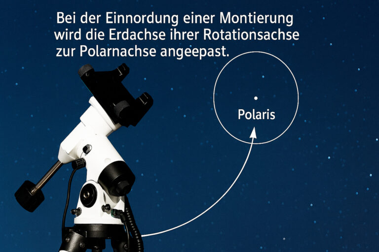 Einnorden einer Montierung