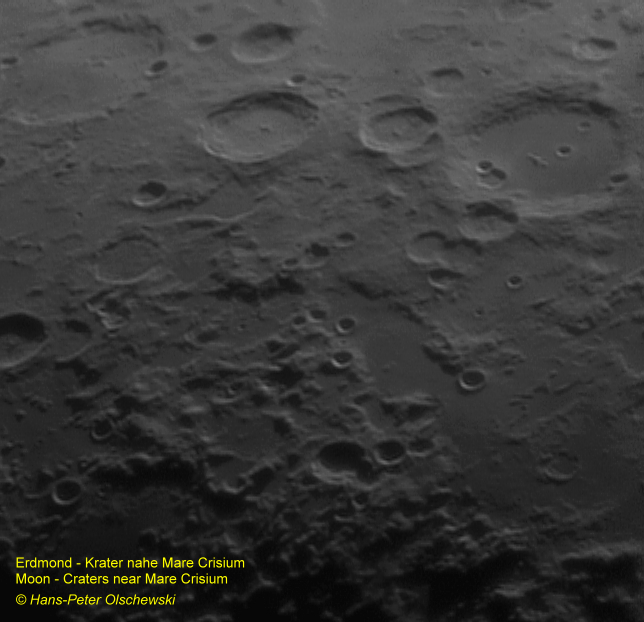 Mondkrater nahe Mare Crisium