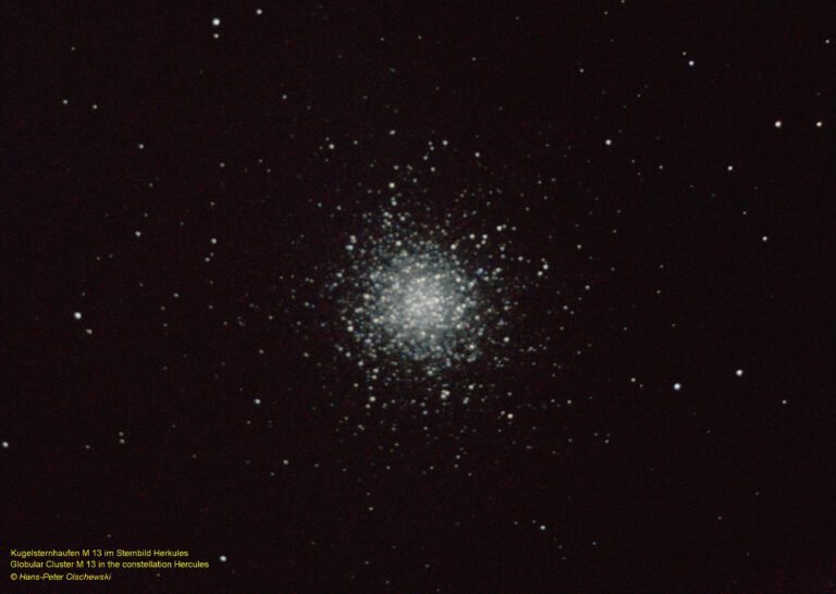 Kugelsternhaufen M 13 im Sternbild Herkules