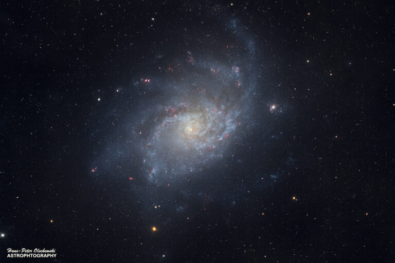 M 33 – Die Dreiecksgalaxie im Sternbild Triangulum