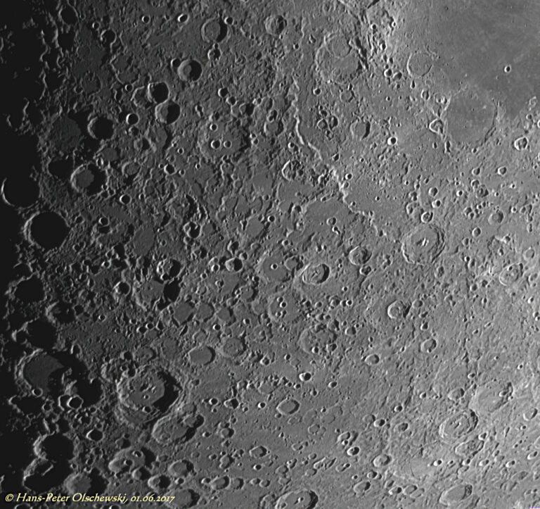 Diverse Mondkrater vom 01.06.2017