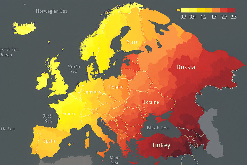 Europa erwärmt sich schneller als der globale Durchschnitt