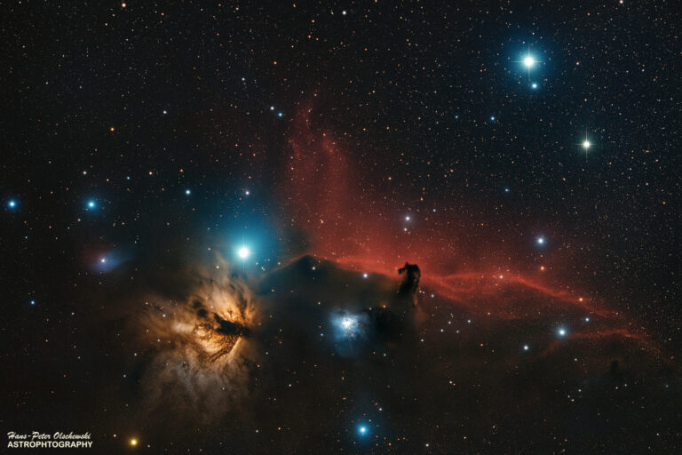 Flammen- und Pferdekopfnebel im Sternbild Orion