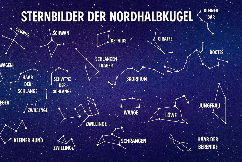 Die Sternbilder Der Nordhalbkugel Himmlische Muster Voller Bedeutung 
