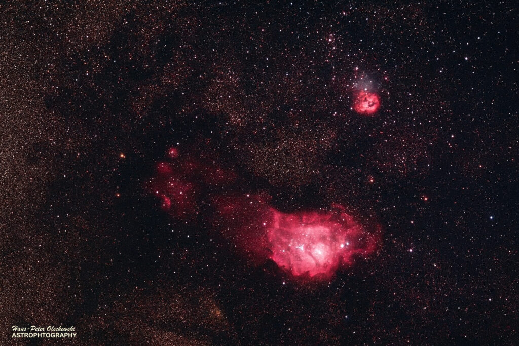 Trifid- und Lagunennebel – Das leuchtende Duo des galaktischen Zentrums