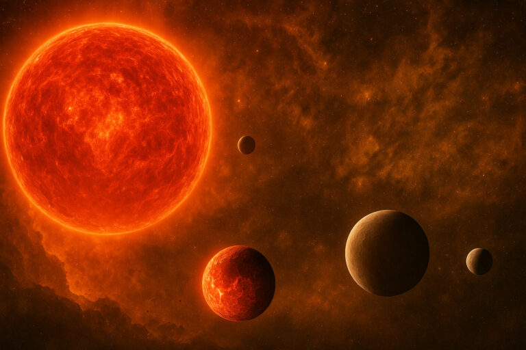 Die ferne Zukunft unseres Sonnensystems (in ca. 5 bis 7 Milliarden Jahren)