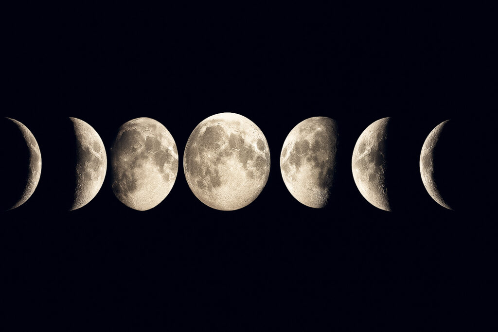 Mondphasen und deren Einfluss auf die Erde
