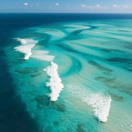 Weißes Wasser im Bermudadreieck