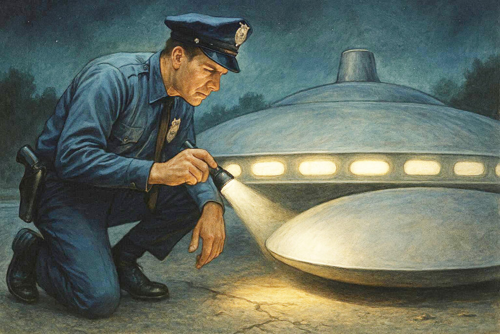 Entführung von Herbert Schirmer – Polizist meldet Entführung durch fremde Wesen