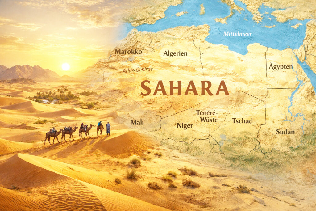 Sahara – Geomorphologie, Klima und Ökosystem der größten Trockenwüste der Erde