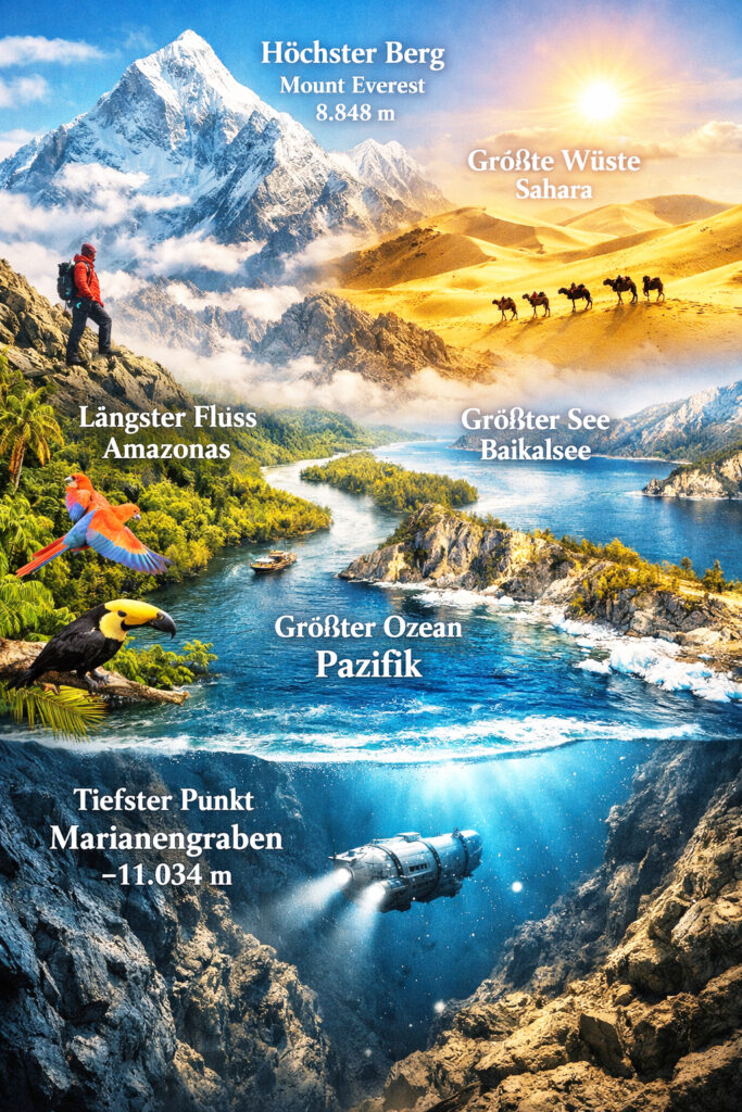 Superlative der Erde – Rekorde unseres Planeten